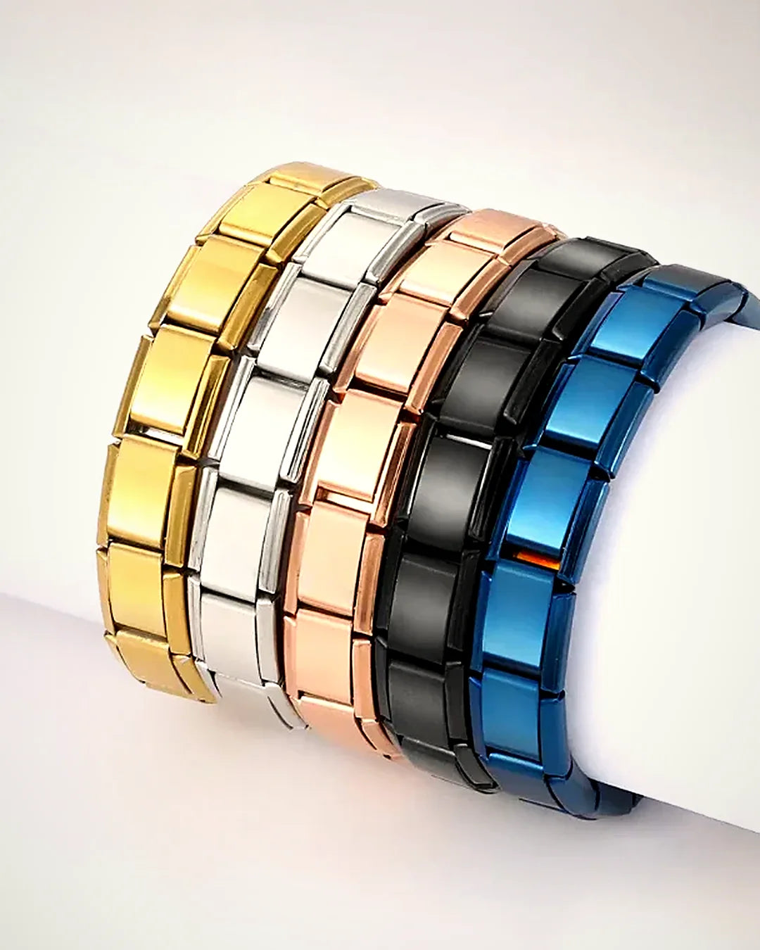 Pulsera italiana de eslabones · Lunares
