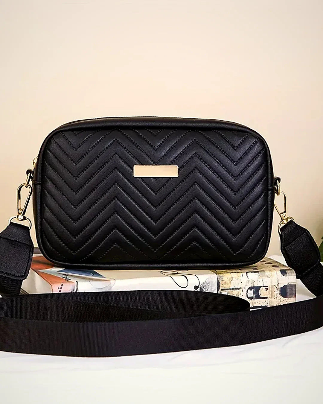 Mini bolso acolchado · Lunares