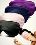 Antifaz satinado para dormir · Lunares